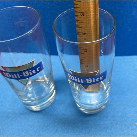 2 German Beer .5L Drinking Glasses Will Bier - Picture 8 of 8